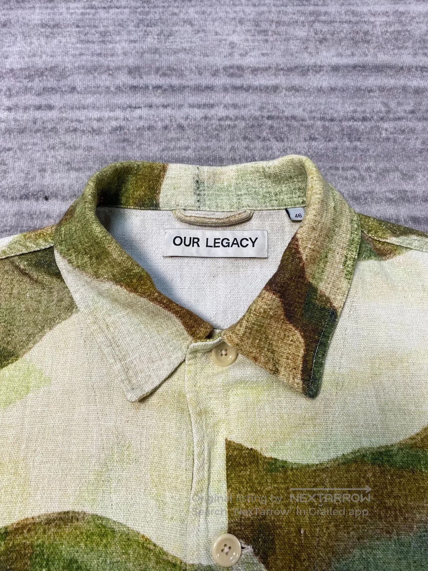 Our Legacy Our Legacy Camouflage Short Sleeve Shirt. Size US M / EU 48-50 / 2 - 4 Thumbnail