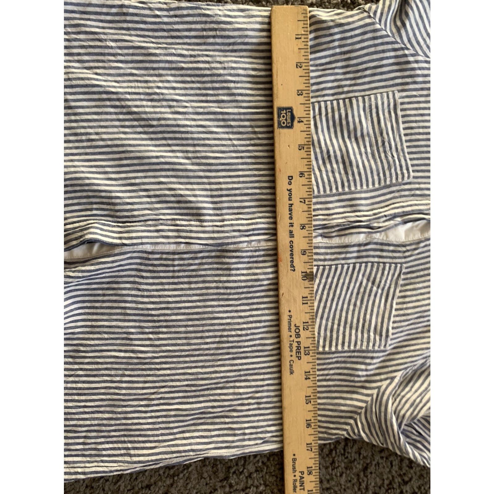 White House Black Market White House Black Market Shirt Striped Button-Up Office Blouse Women Size 0 White/Blue Size XS / US 0-2 / IT 36-38 - 4 Thumbnail