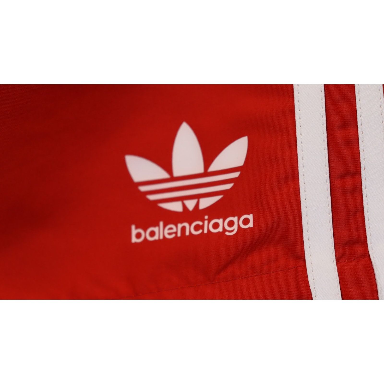 Adidas × Balenciaga o1rshd1 Swim Short in Red / White Size US 34 / EU 50 - 5 Thumbnail