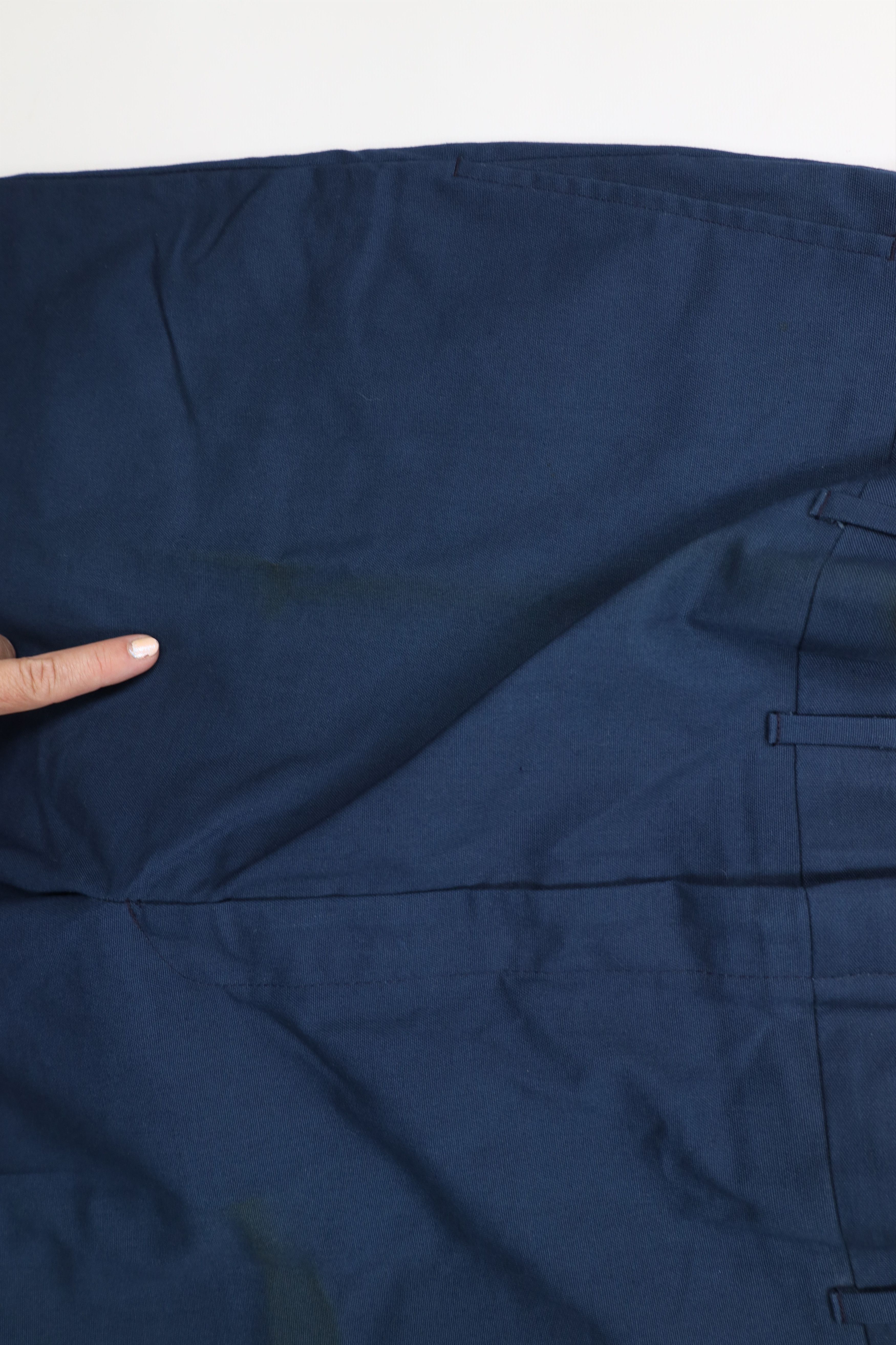 Vintage Vintage 70s Streetwear Bell Bottoms Chino Pants Blue USA Size US 44 / EU 60 - 9 Thumbnail