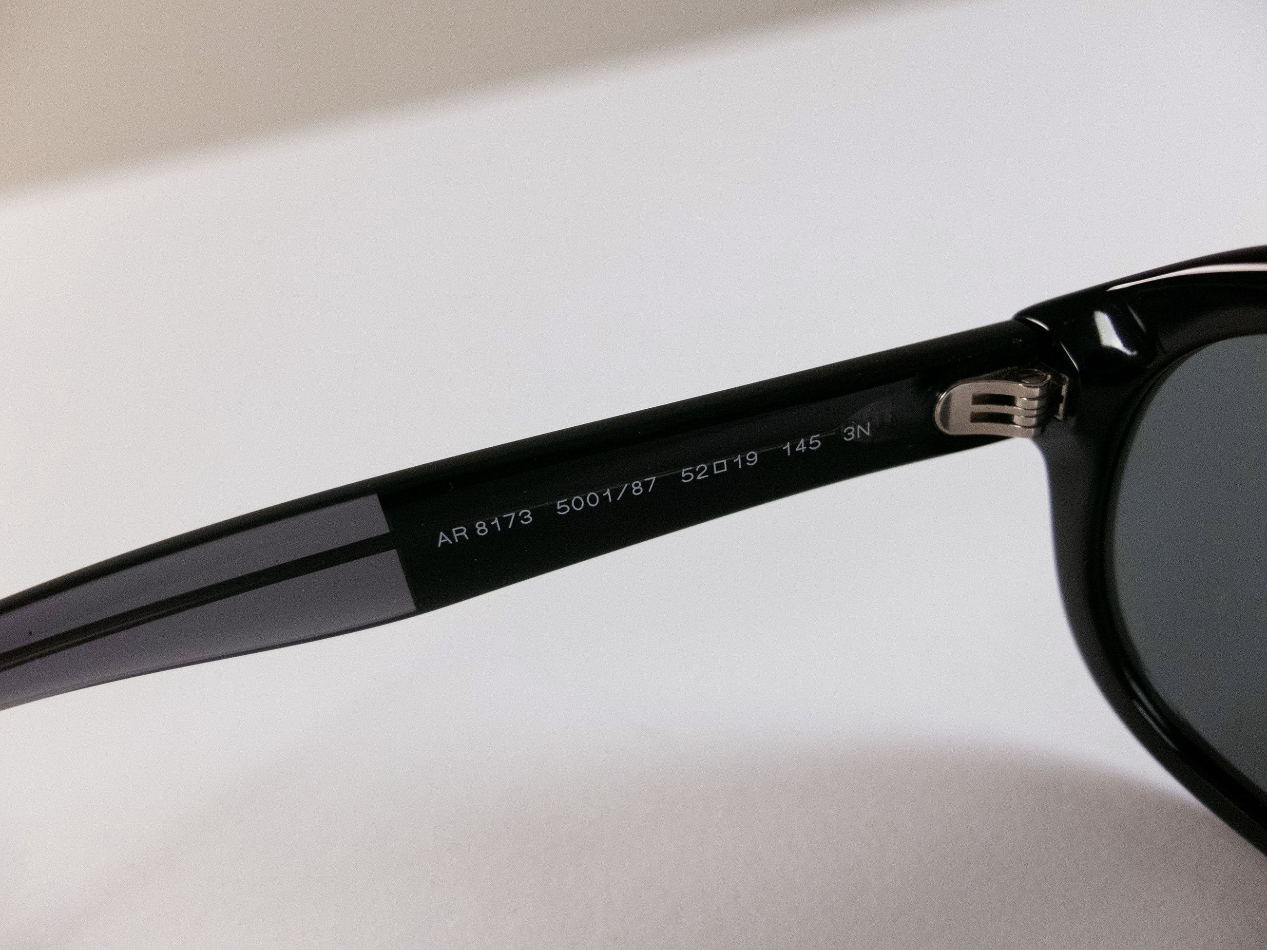 Giorgio Armani GIORGIO ARMANI black pillow shape oval sunglasses authentic Size ONE SIZE - 6 Thumbnail