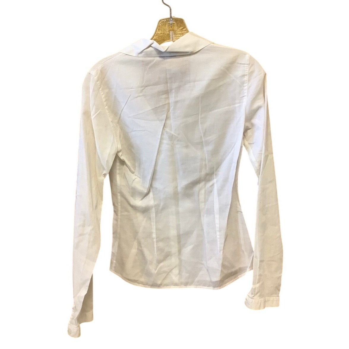 ANNE FONTAINE New $430 Anne Fontaine 0 XS White Sheer Voile Blouse Shirt T Size XS / US 0-2 / IT 36-38 - 2 Thumbnail