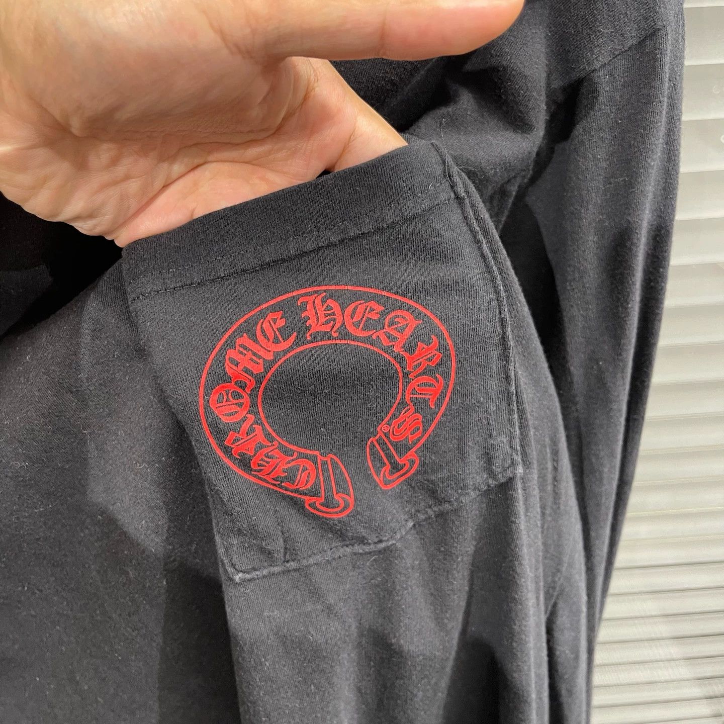 Chrome Hearts Chrome Hearts Phantom Cross Red Horseshoe LS M Size US M / EU 48-50 / 2 - 4 Thumbnail