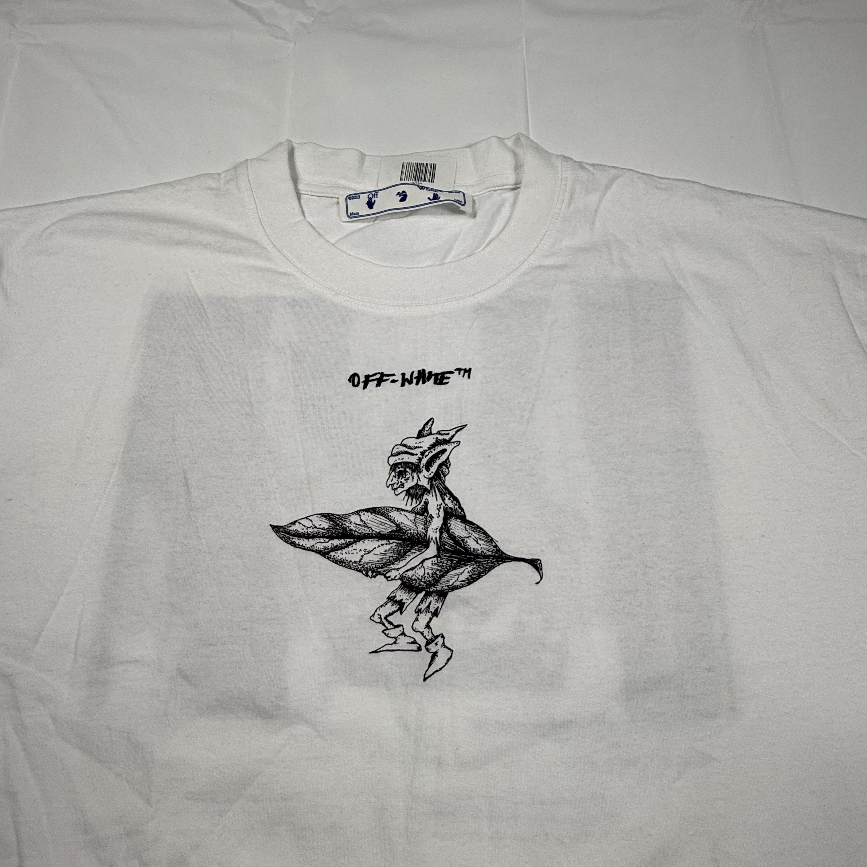 Off-White Off-White Mens Goblin Graphic T-Shirt White XL Size US XL / EU 56 / 4 - 2 Thumbnail