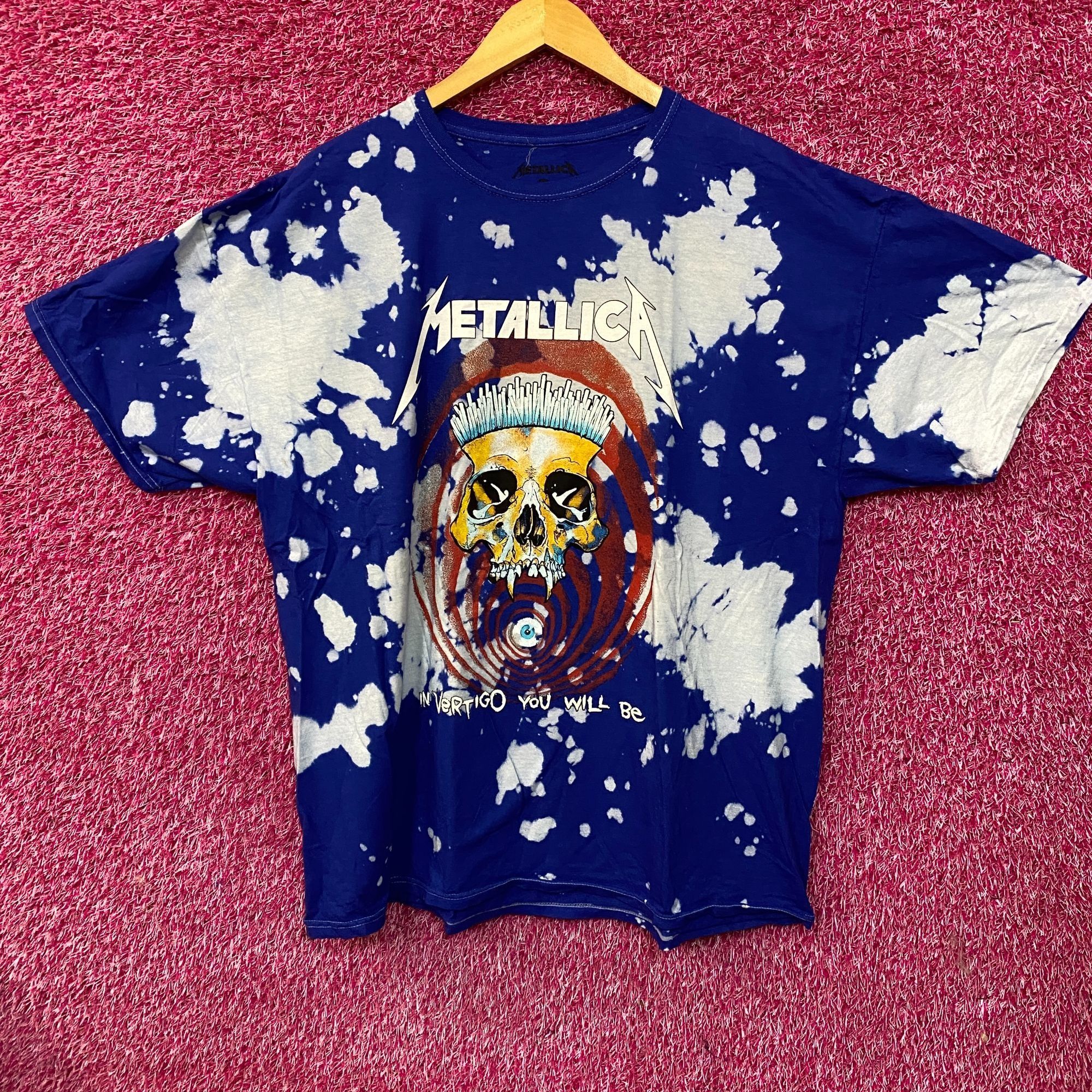 Metallica Metallica Vertigo You Will Be Rock Bleach Tie Dye T-Shirt XL Size US XL / EU 56 / 4 - 1 Thumbnail
