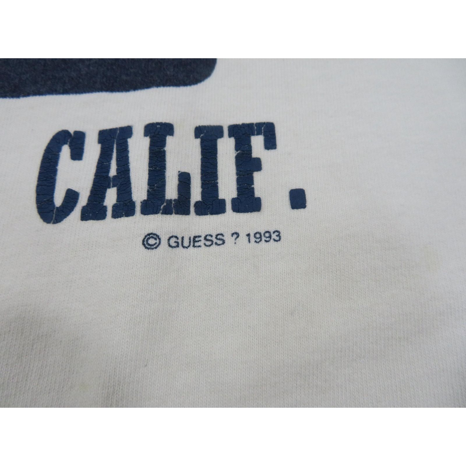 Guess GUESS Jeans Georges Marciano T-Shirt WHITE Sz XL 1990s Size US XL / EU 56 / 4 - 4 Thumbnail