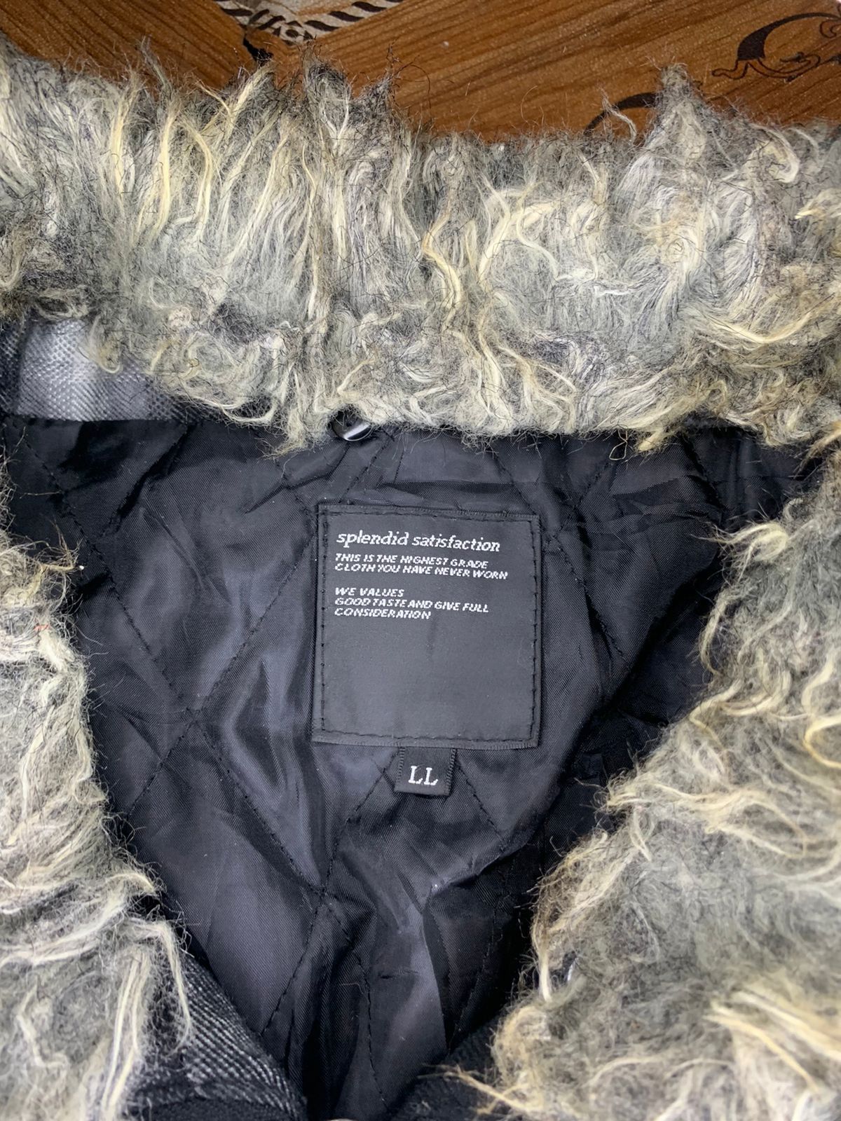 Japanese Brand × Vintage Y2k splendid statisfaction veterano fur punk jacket Size US L / EU 52-54 / 3 - 9 Thumbnail