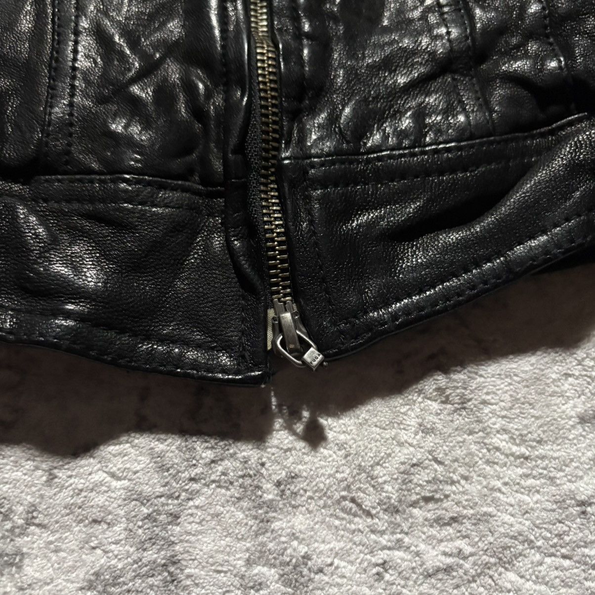 GOSTAR DE FUGA Gostar De Fuga Multi Zip Leather Jacket Black | Size 44 Size US XS / EU 42 / 0 - 6 Thumbnail