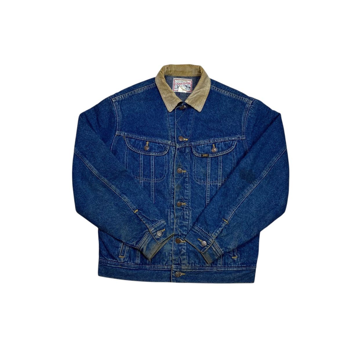 Lee × Vintage Vintage Lee Storm Rider Trucker Denim Jacket Size US M / EU 48-50 / 2 - 2 Thumbnail