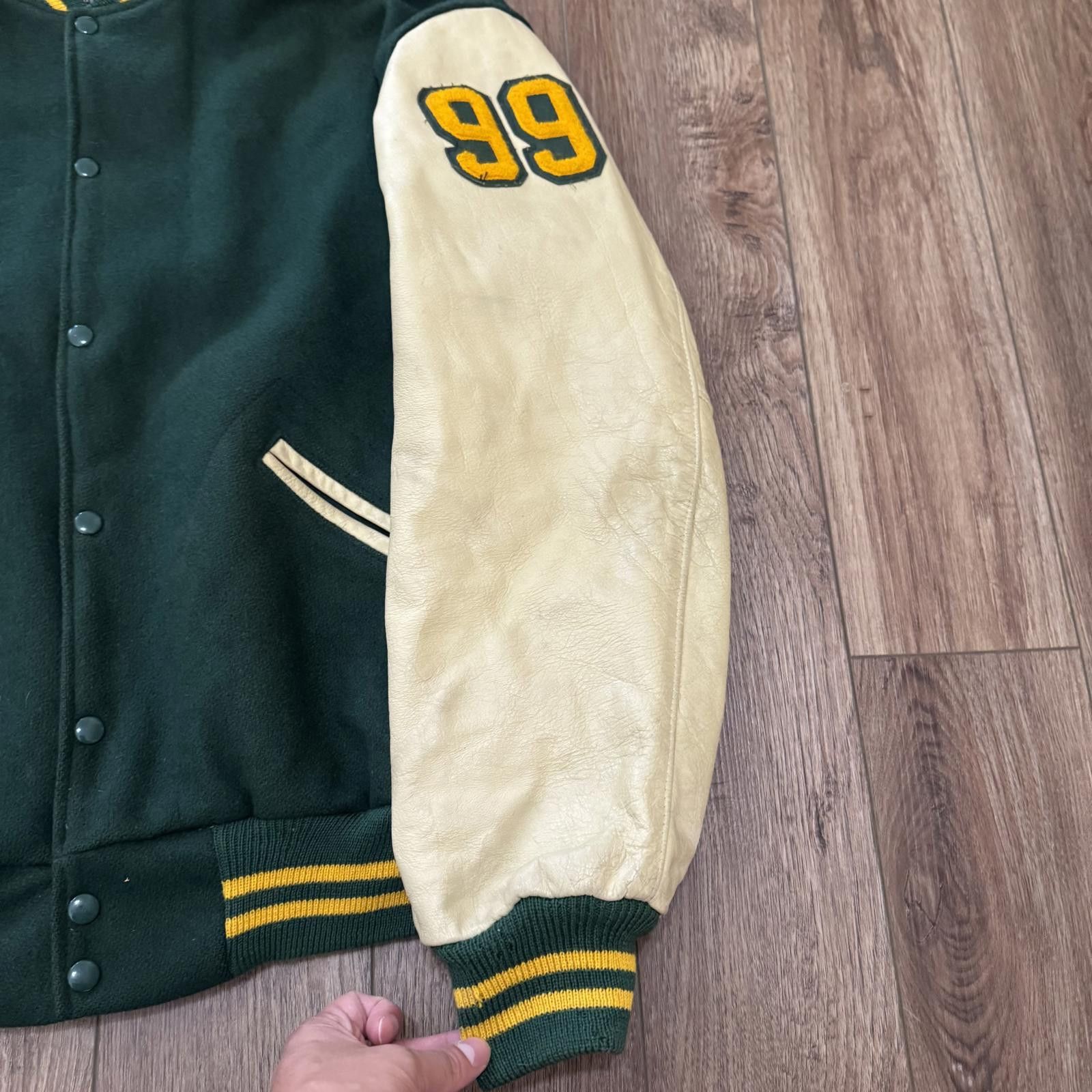 Other Vintage 80s Letterman Varsity Wool Jacket Size US XXL / EU 58 / 5 - 12 Thumbnail