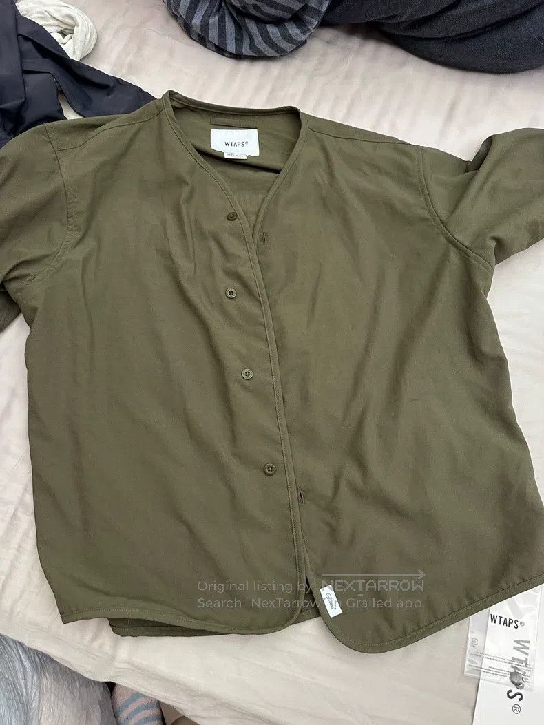 Wtaps Wtaps Collarless Long-Sleeve Shirt Size US S / EU 44-46 / 1 - 1 Thumbnail