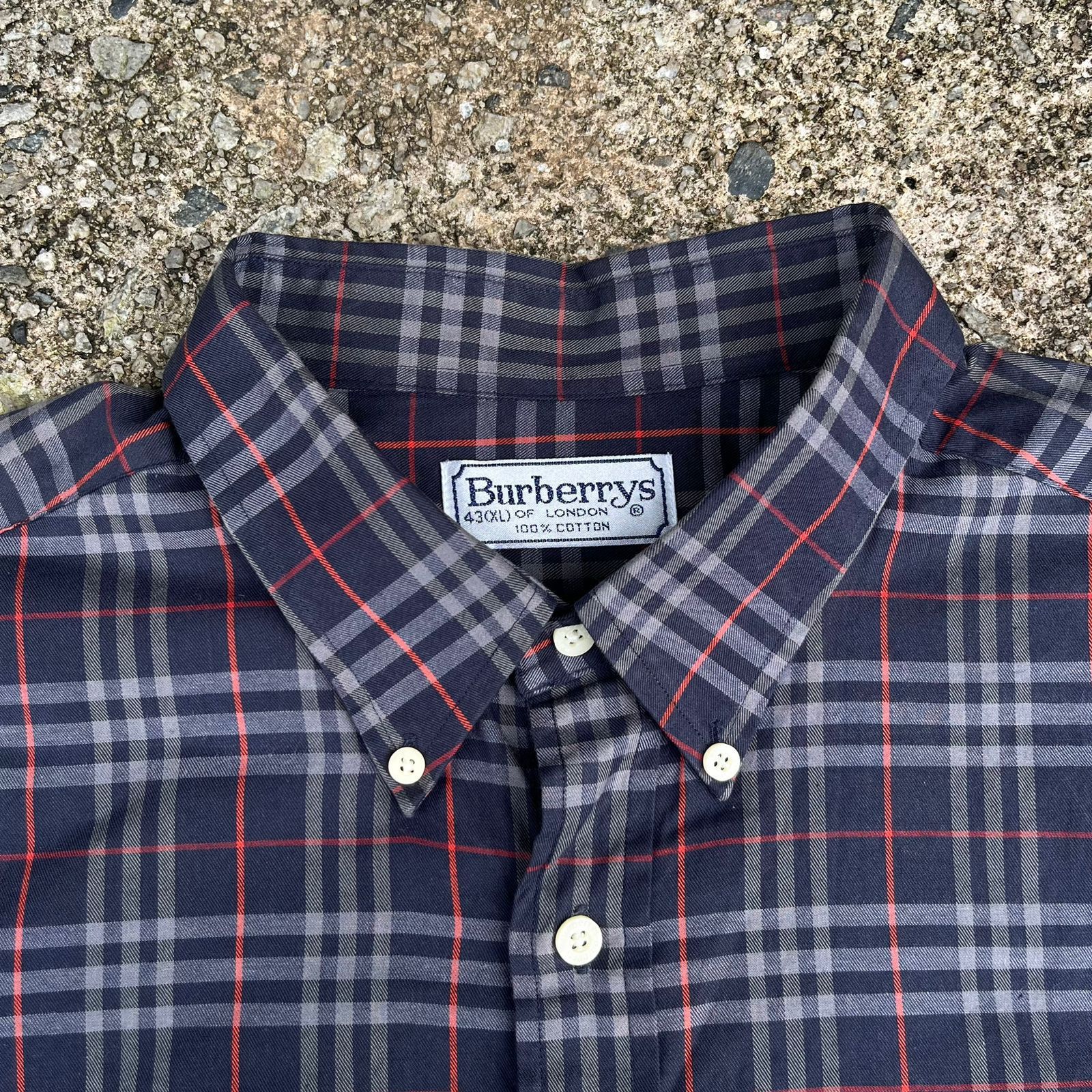 Burberry × Vintage vintage burberry nova check shirt Size US XL / EU 56 / 4 - 3 Thumbnail
