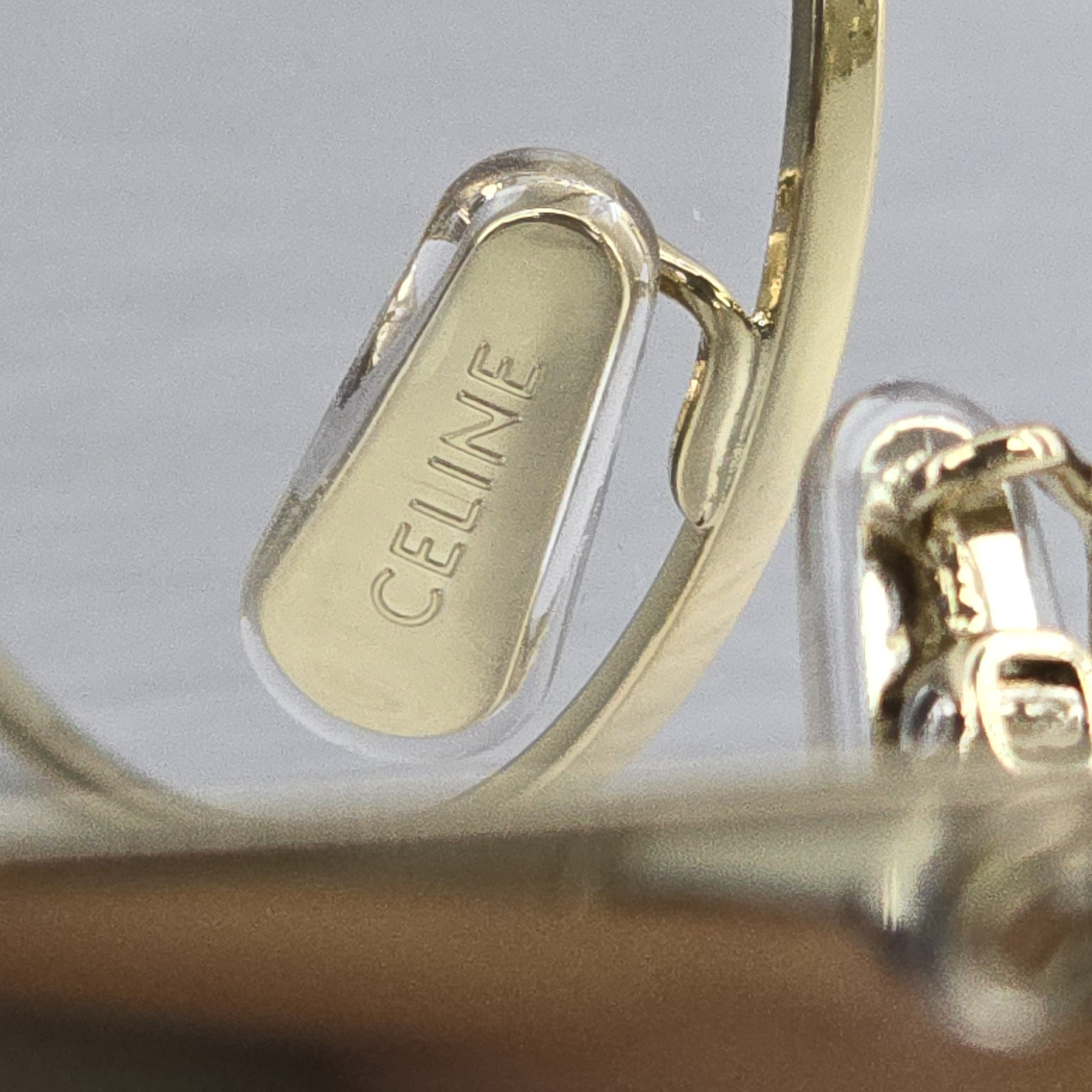 Celine CELINE Metal Triomphe CL50140U 30 Oval Glasses Size ONE SIZE - 11 Thumbnail