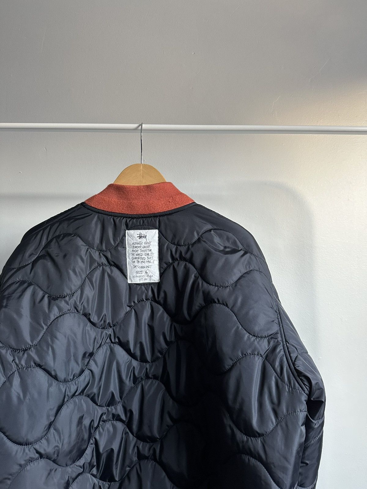 Stussy Stussy Built Reversible Bomber Jacket Navy-Black Large Size US L / EU 52-54 / 3 - 4 Thumbnail