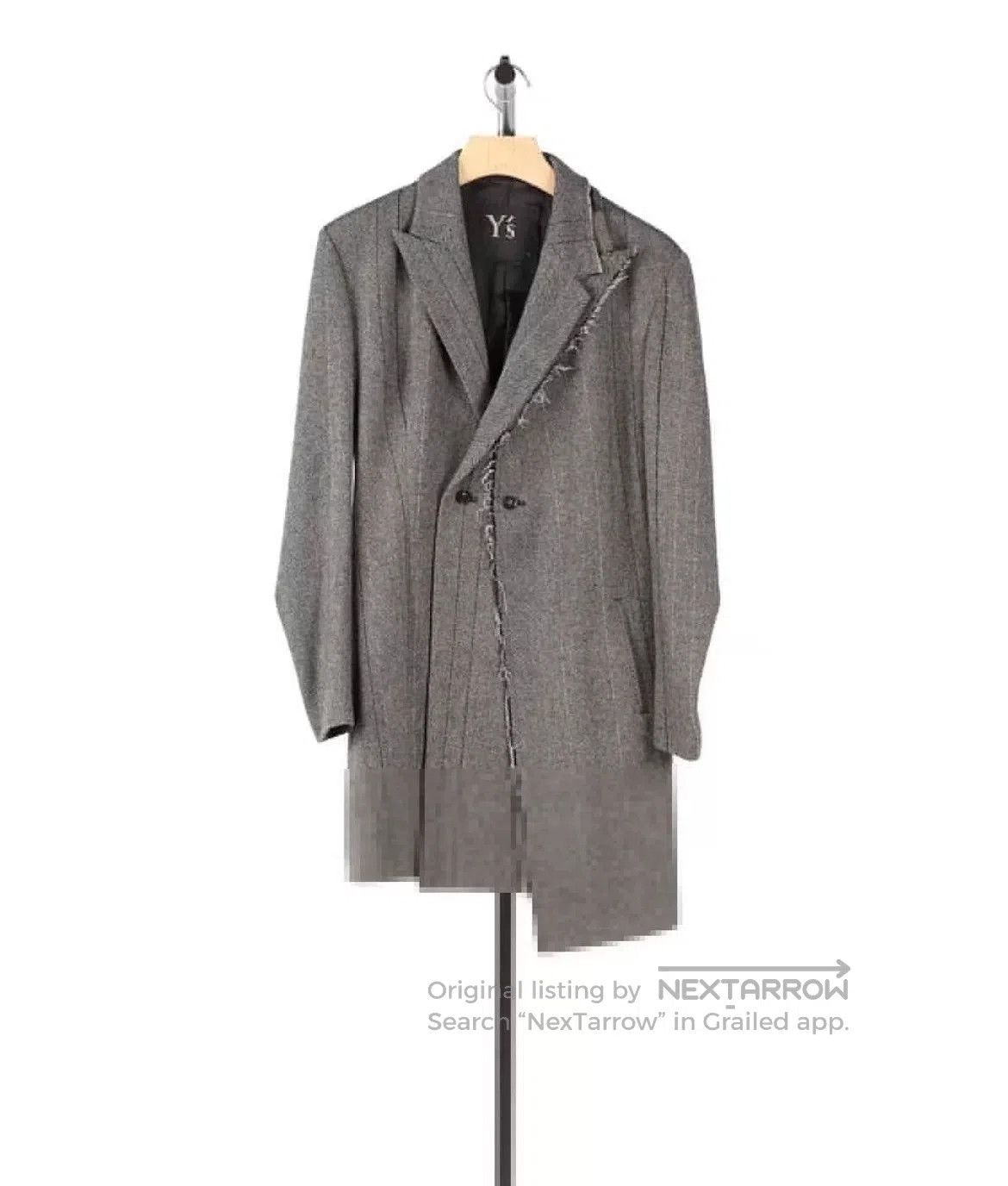 Y's Yohji Yamamoto Y's Asymmetrical Suit Jacket. Size US M / EU 48-50 / 2 - 4 Thumbnail
