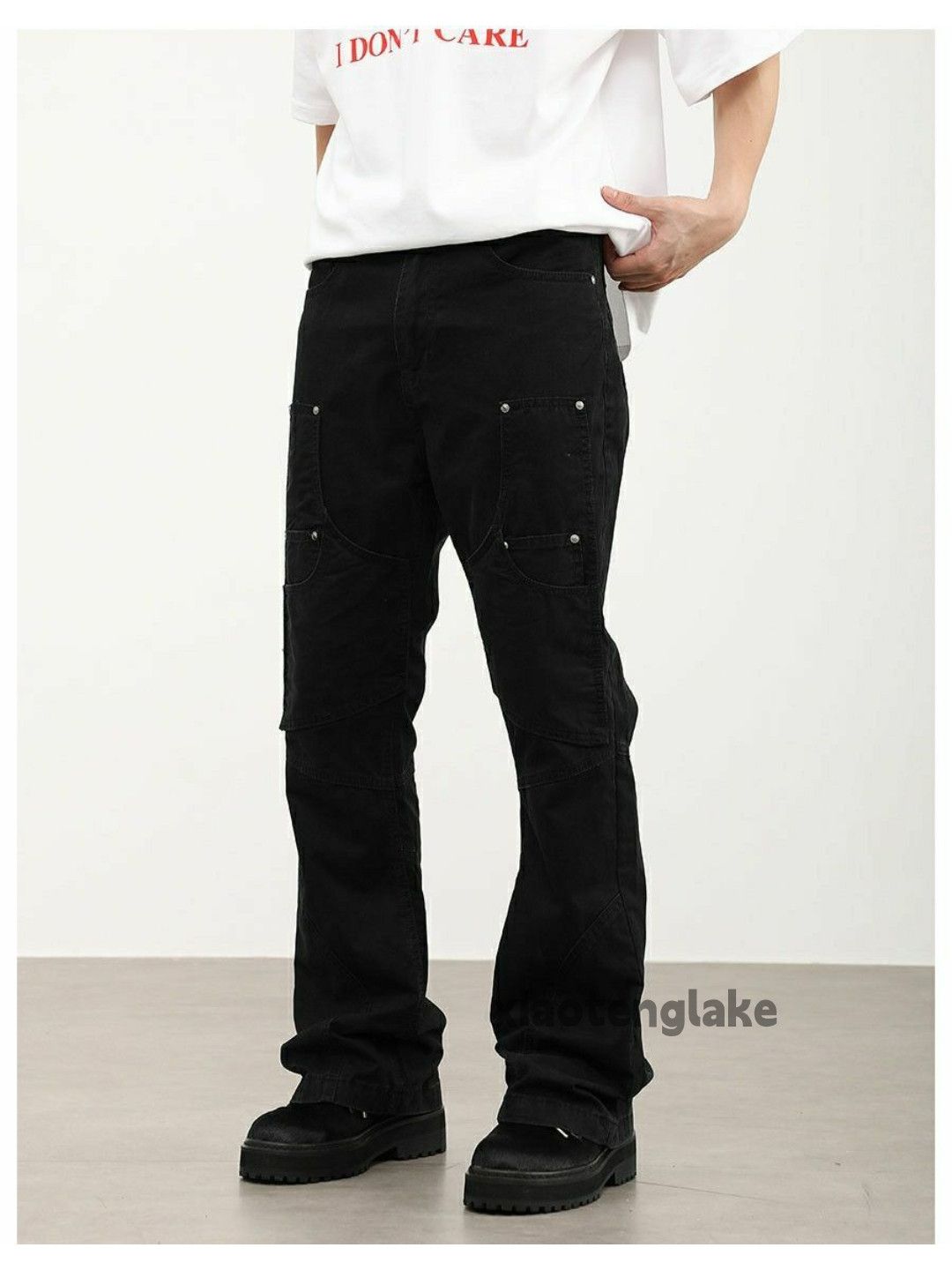 Designer × Japanese Brand × Vintage utility skate hiphop punk grunge bootcut flared pants Size US 28 / EU 44 - 1 Thumbnail