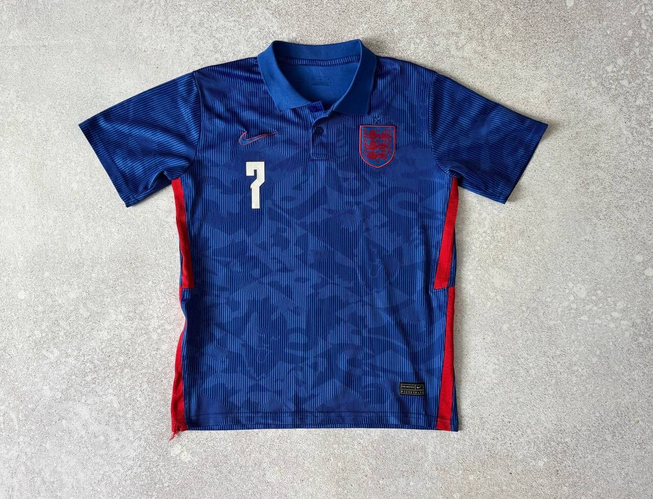 Nike × Vintage Vintage Nike England #7 Soccer Jersey Polo Tee Y2K Rare Item Size US S / EU 44-46 / 1 - 1 Thumbnail