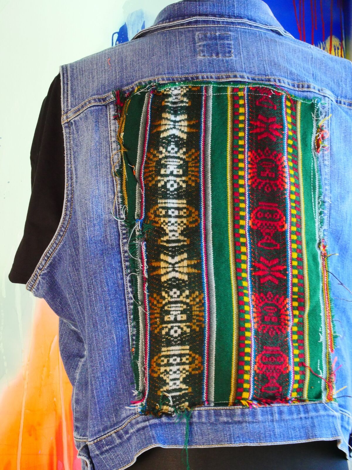 Old Navy Bolivian Punk Vest Size XXL / US 16-18 / IT 52-54 - 5 Thumbnail