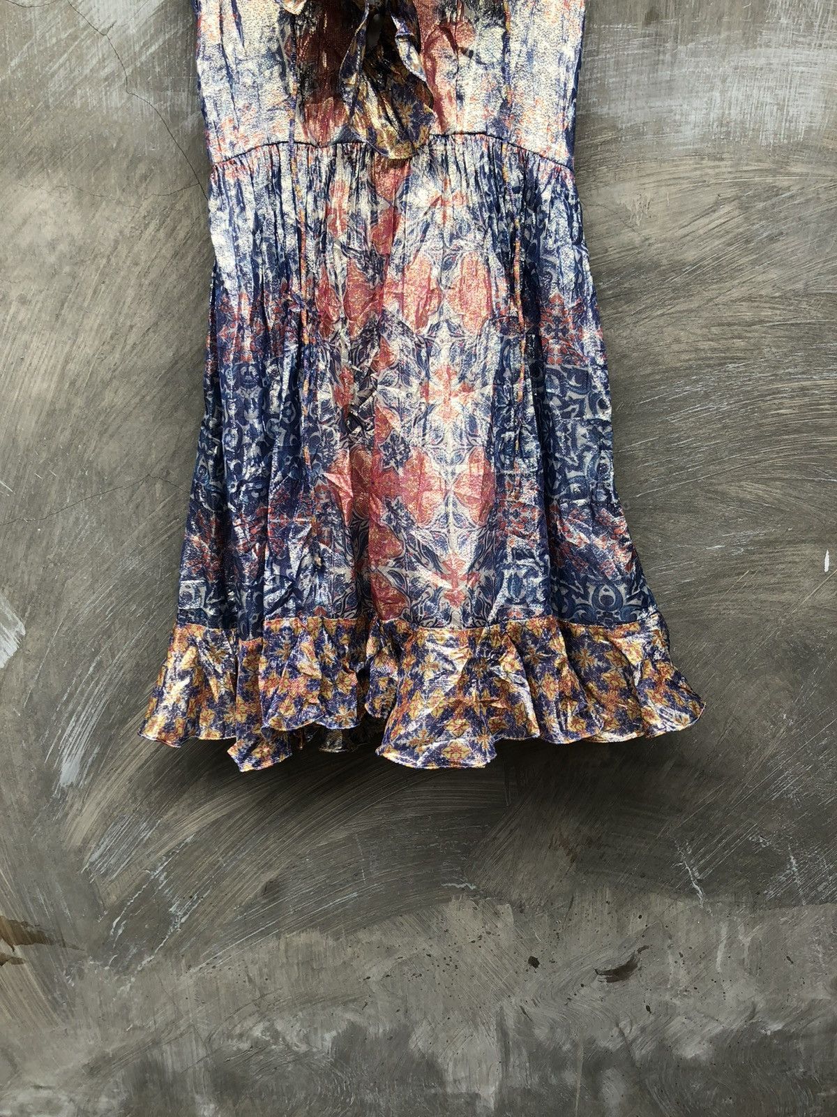 Hemant & Nandita Hemant & Nandita Women Midi Dress Size XS / US 0-2 / IT 36-38 - 8 Thumbnail