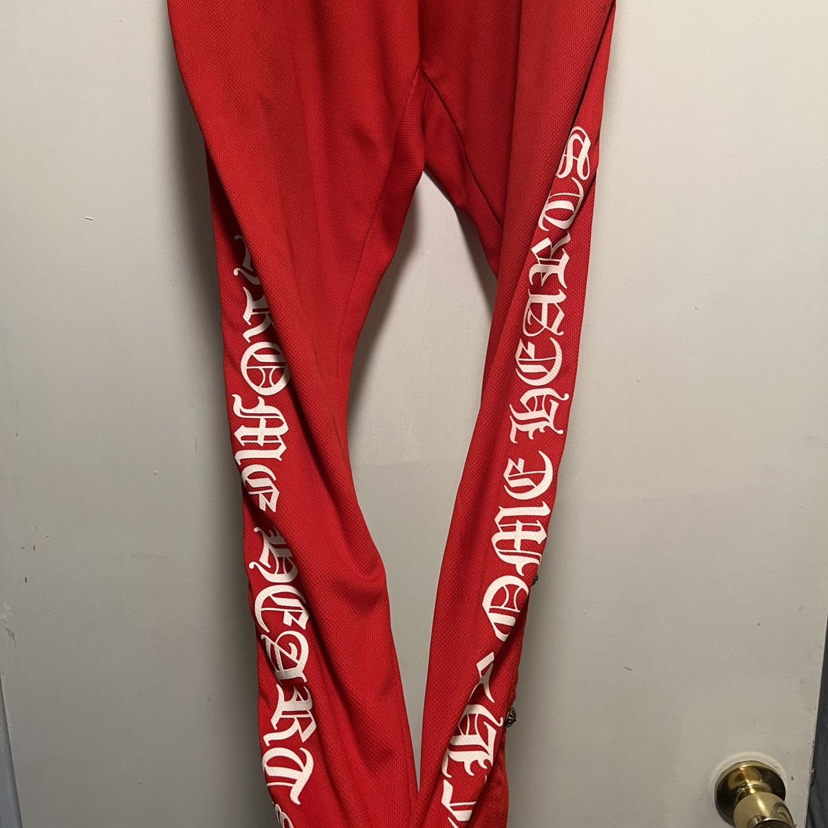 Chrome Hearts Chrome Hearts Breakaway Track Pants Red Size US 27 - 5 Thumbnail