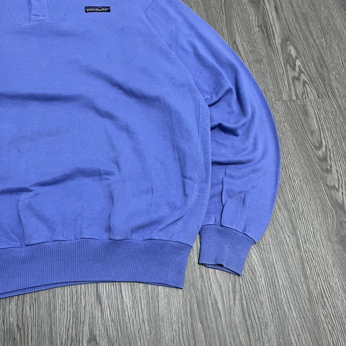 Patagonia 80s Patagonia Snap Button Pullover Sweatshirt Size US XL / EU 56 / 4 - 3 Thumbnail