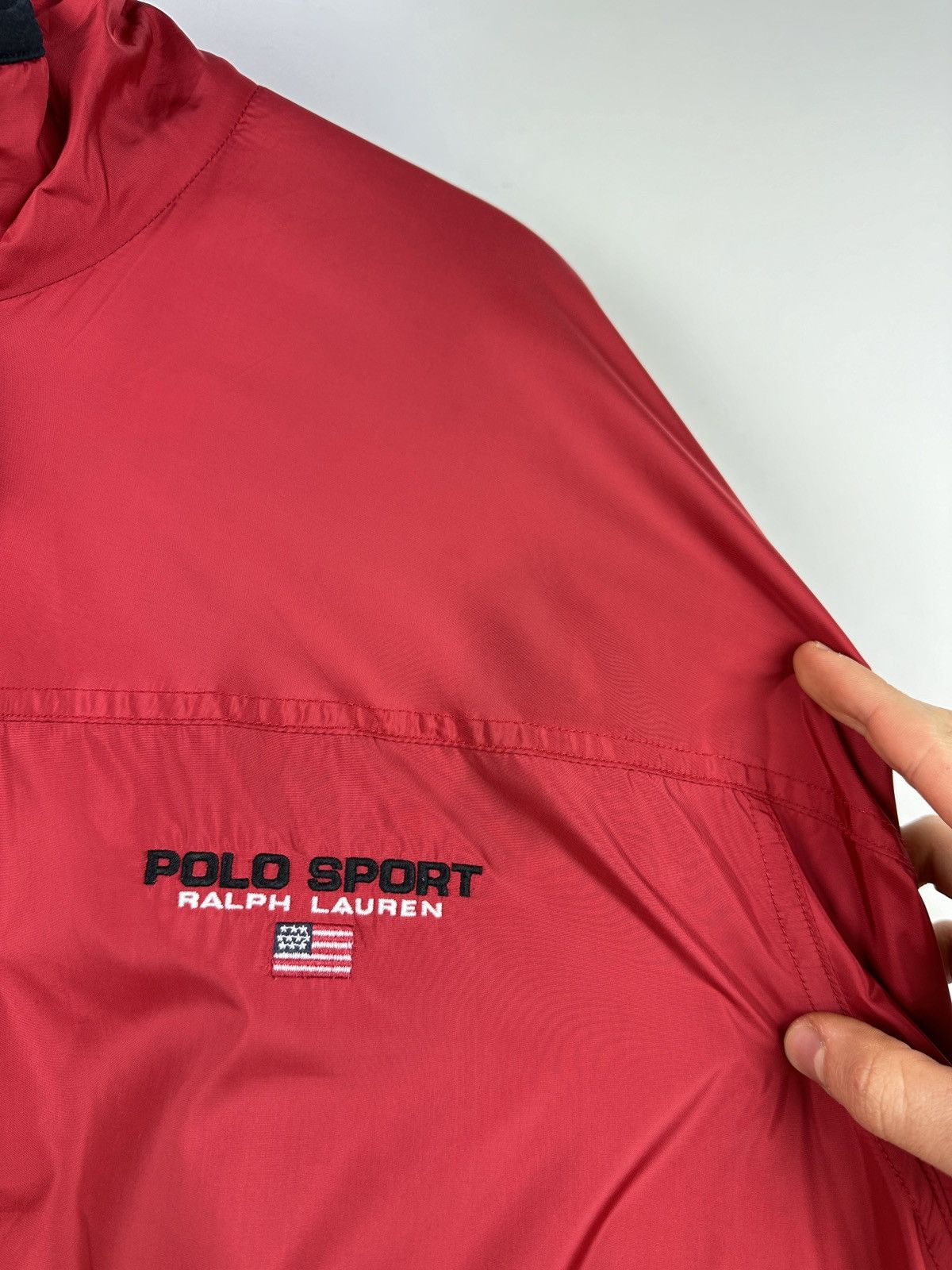 Polo Ralph Lauren × Vintage Vintage 90s Polo Sport Ralph Lauren Reversible Fleece Jacket Size US M / EU 48-50 / 2 - 11 Thumbnail