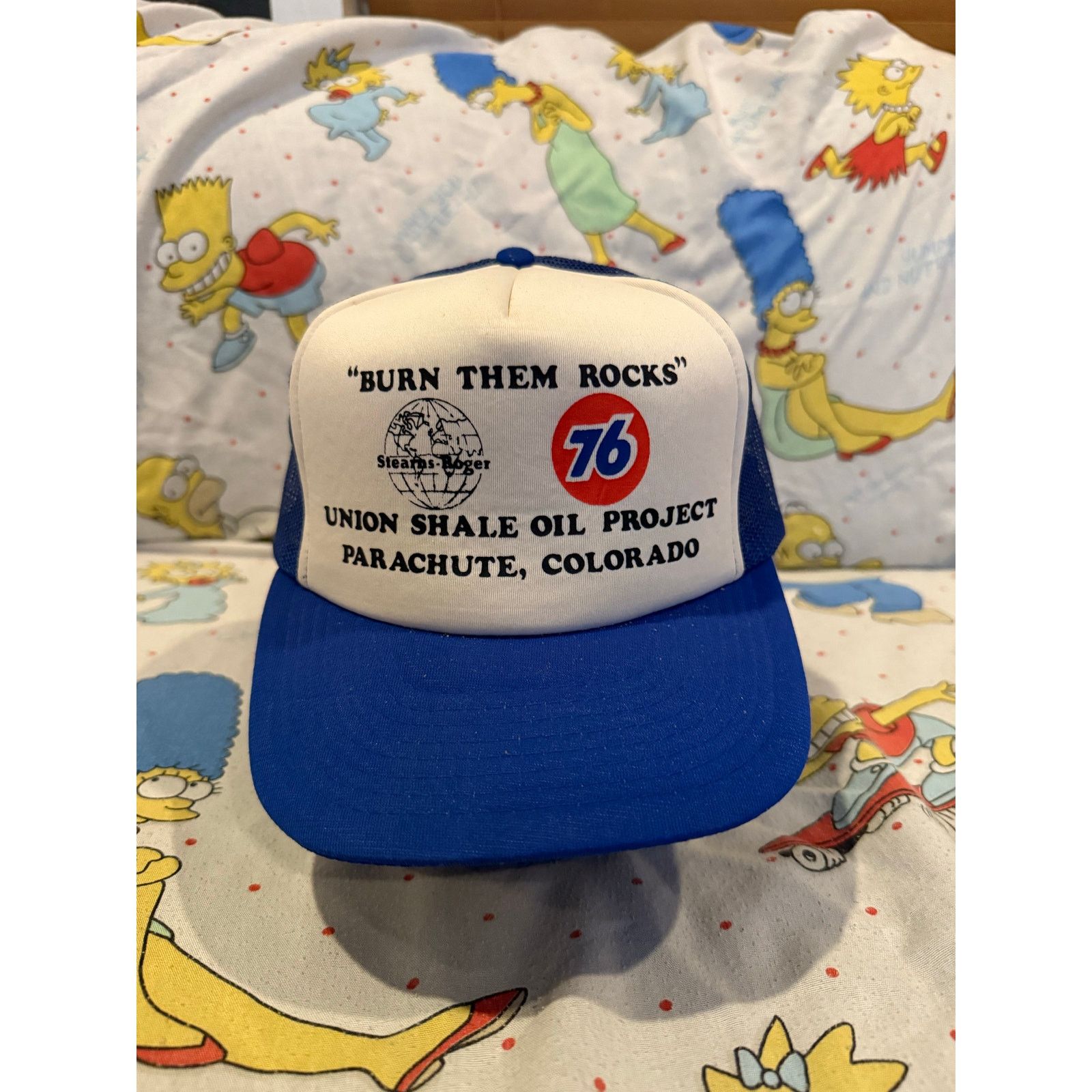 Other True vintage burn them rocks Oil hat Size ONE SIZE - 1 Thumbnail