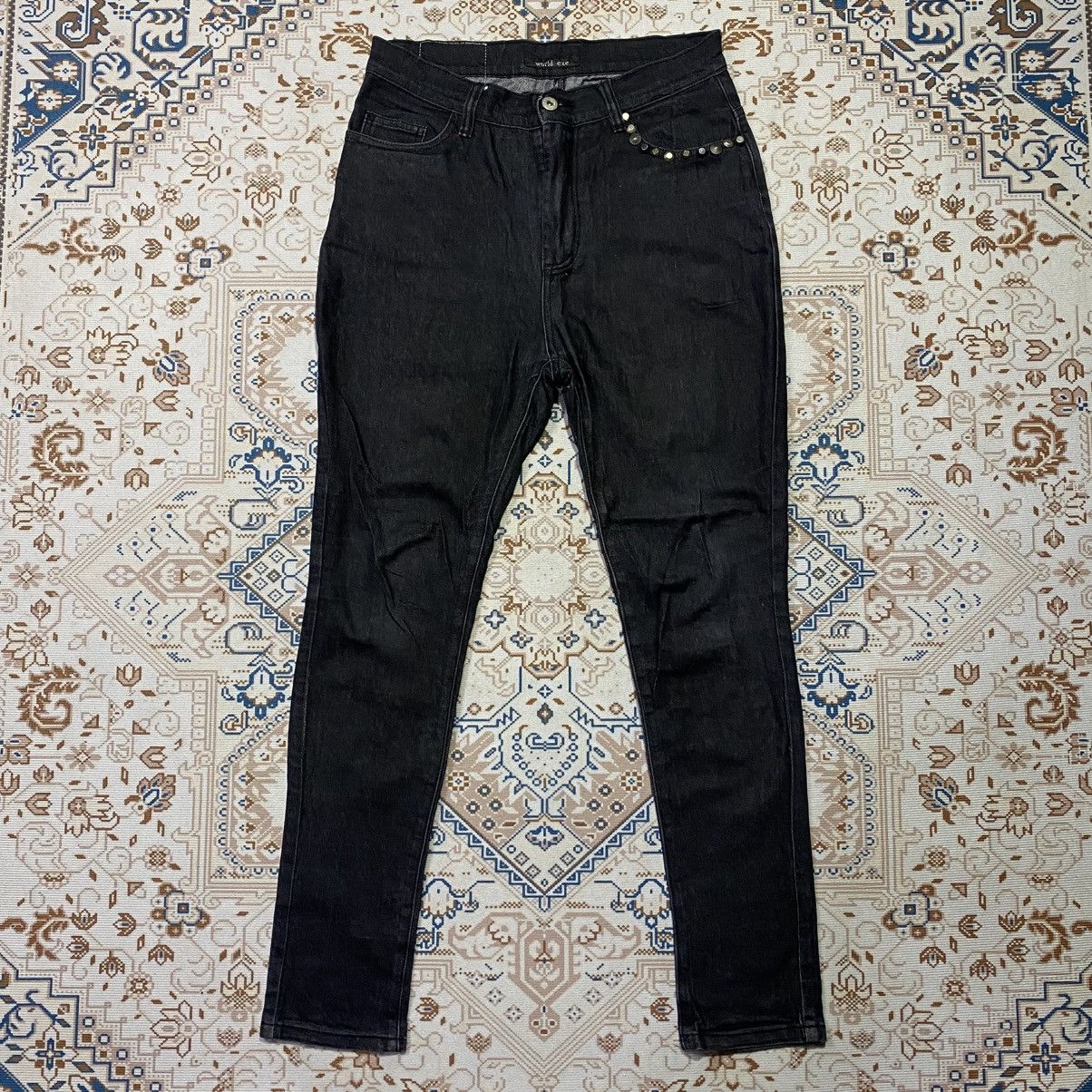 If Six Was Nine × Japanese Brand × Le Grande Bleu (L.G.B.) WORLD EXE STUDDED PANTS Size US 30 / EU 46 - 1 Thumbnail