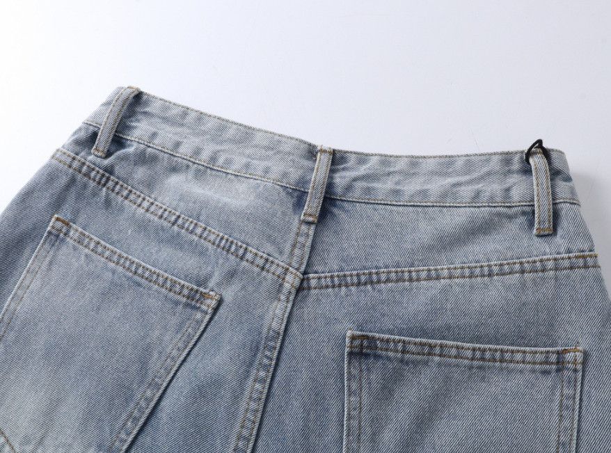 Japanese Brand Men's Vibe Retro Distressed Fun Print Washed Jeans Size US 32 / EU 48 - 5 Thumbnail