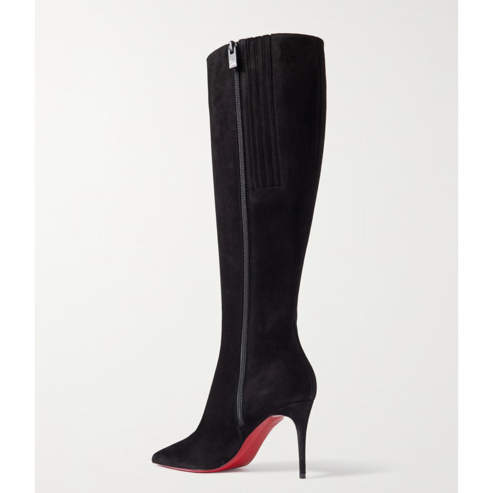Christian Louboutin Christian Louboutin Kate Botta 85 Black Suede Knee High Size US 5.5 / IT 35.5 - 8 Thumbnail