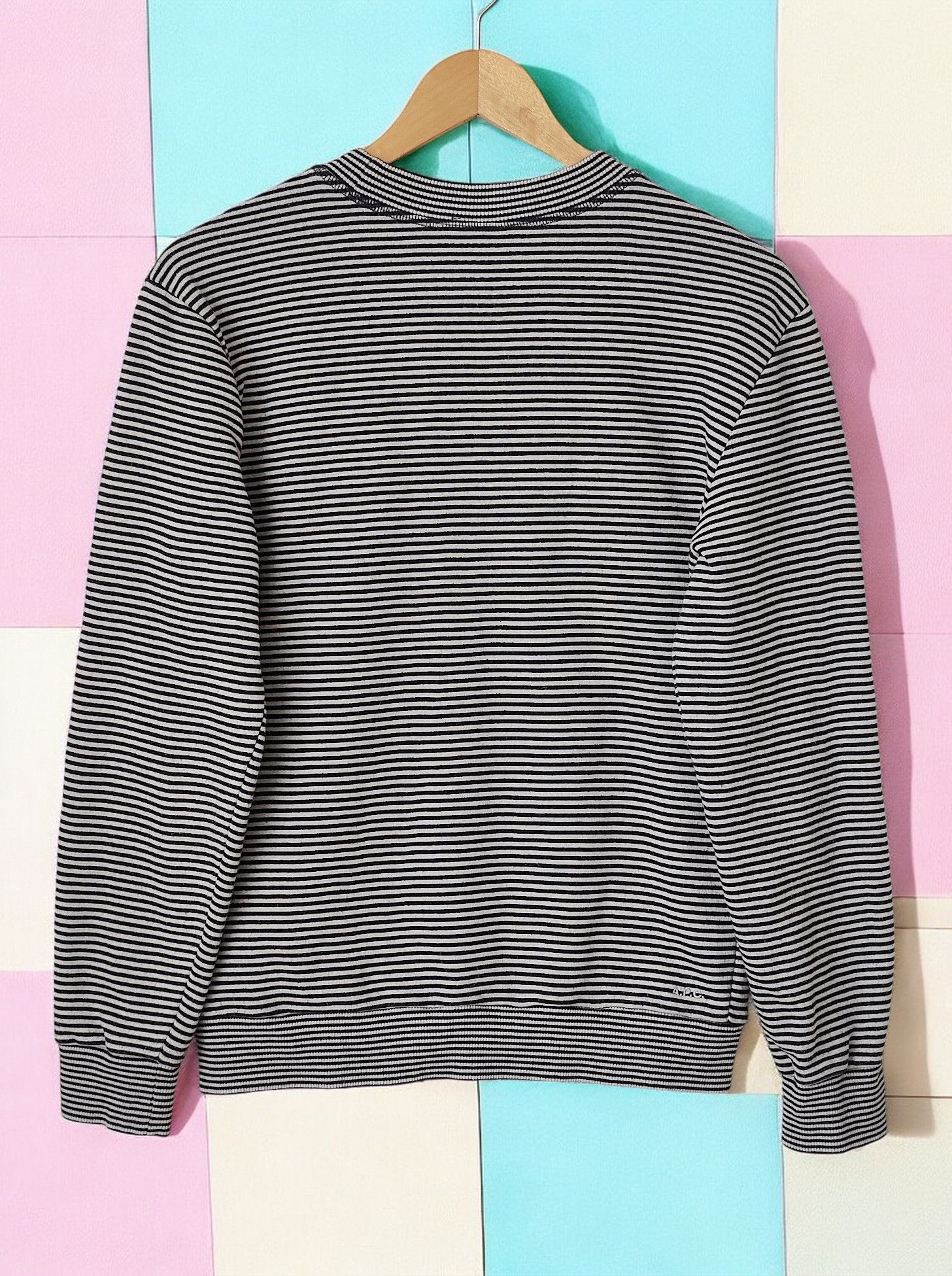 A.P.C. A.P.C. APC Striped Sweatshirt Crewneck Size US XS / EU 42 / 0 - 2 Thumbnail