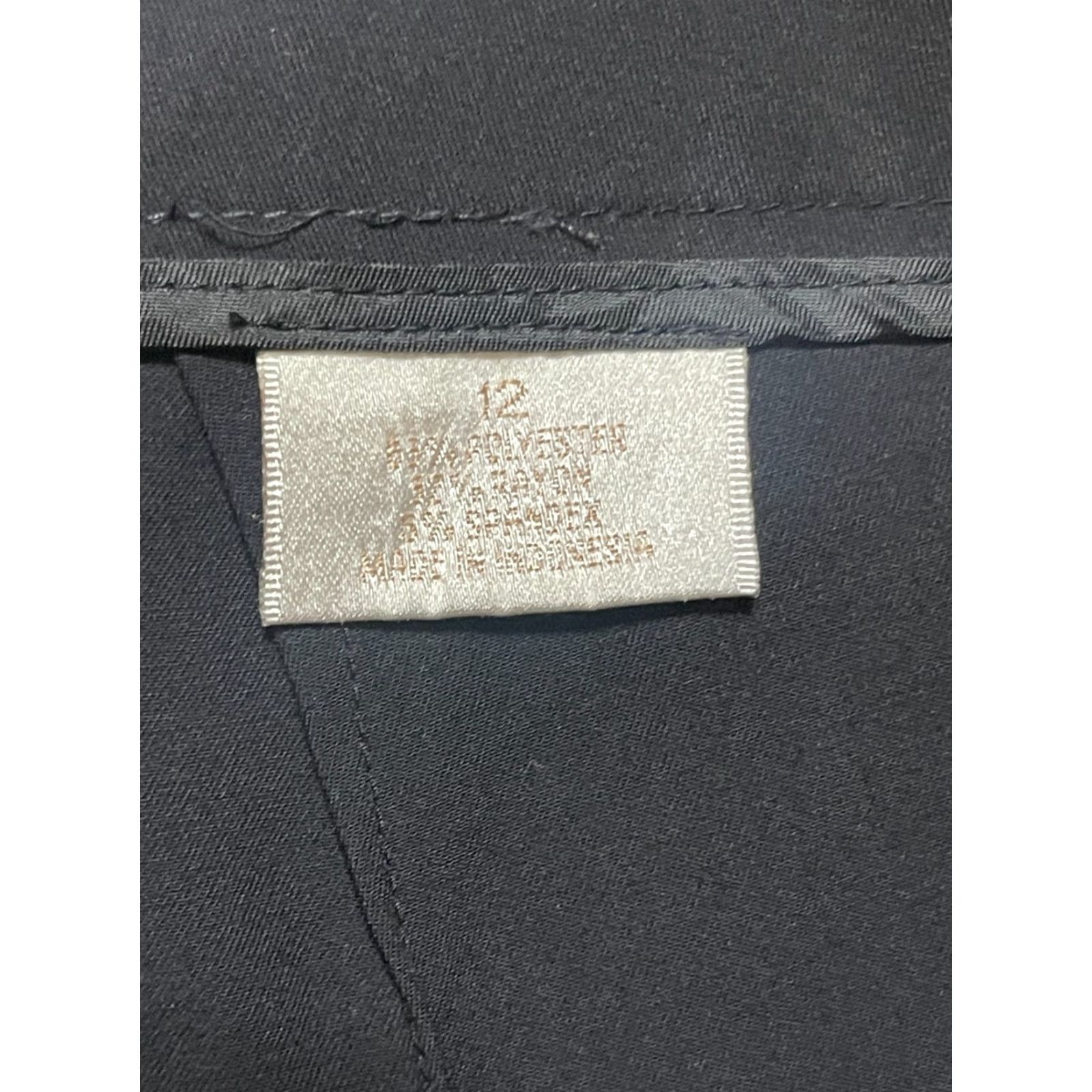 Vintage EP Pro Pants Women's Size 12 Black Dress Pants Flat Front Size 34" / US 12 / IT 48 - 5 Thumbnail