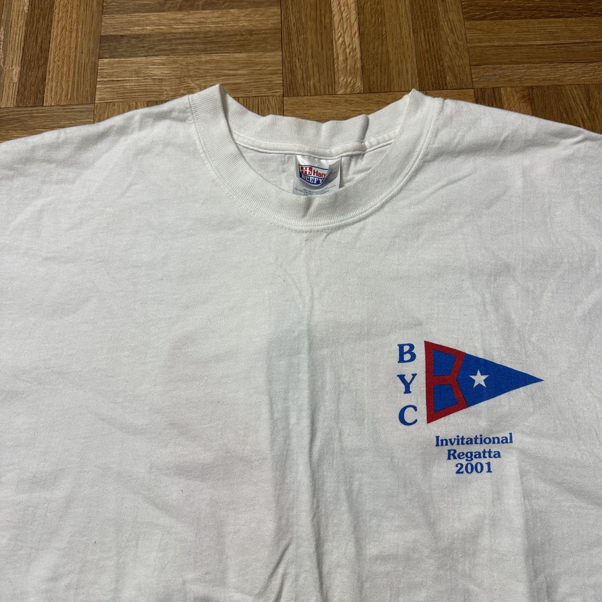 Hanes Vintage 2001 Babylon Regatta tee Size US L / EU 52-54 / 3 - 4 Thumbnail