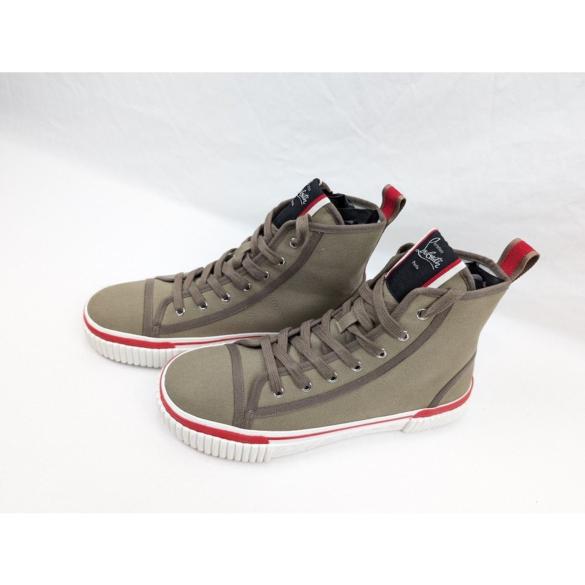 Christian Louboutin o1rshd1 Pedro Flat Shoe in Sierra Size US 11.5 / EU 44-45 - 19 Thumbnail