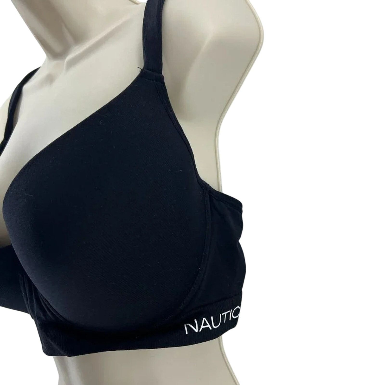 Nautica Nautica Intimates Black Underwire Bra Comfort Smooth Size ONE SIZE - 2 Thumbnail