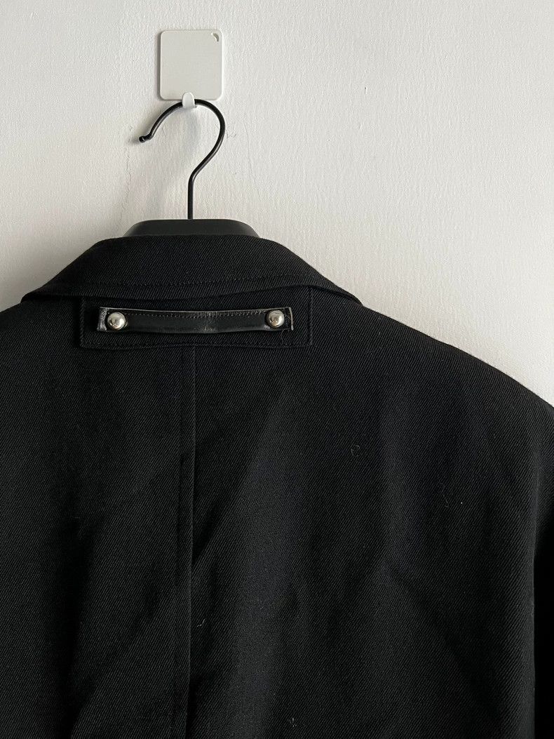 Yohji Yamamoto Yohji Yamamoto size 2 05aw zipper studded leather collar bl Size 36R - 6 Thumbnail