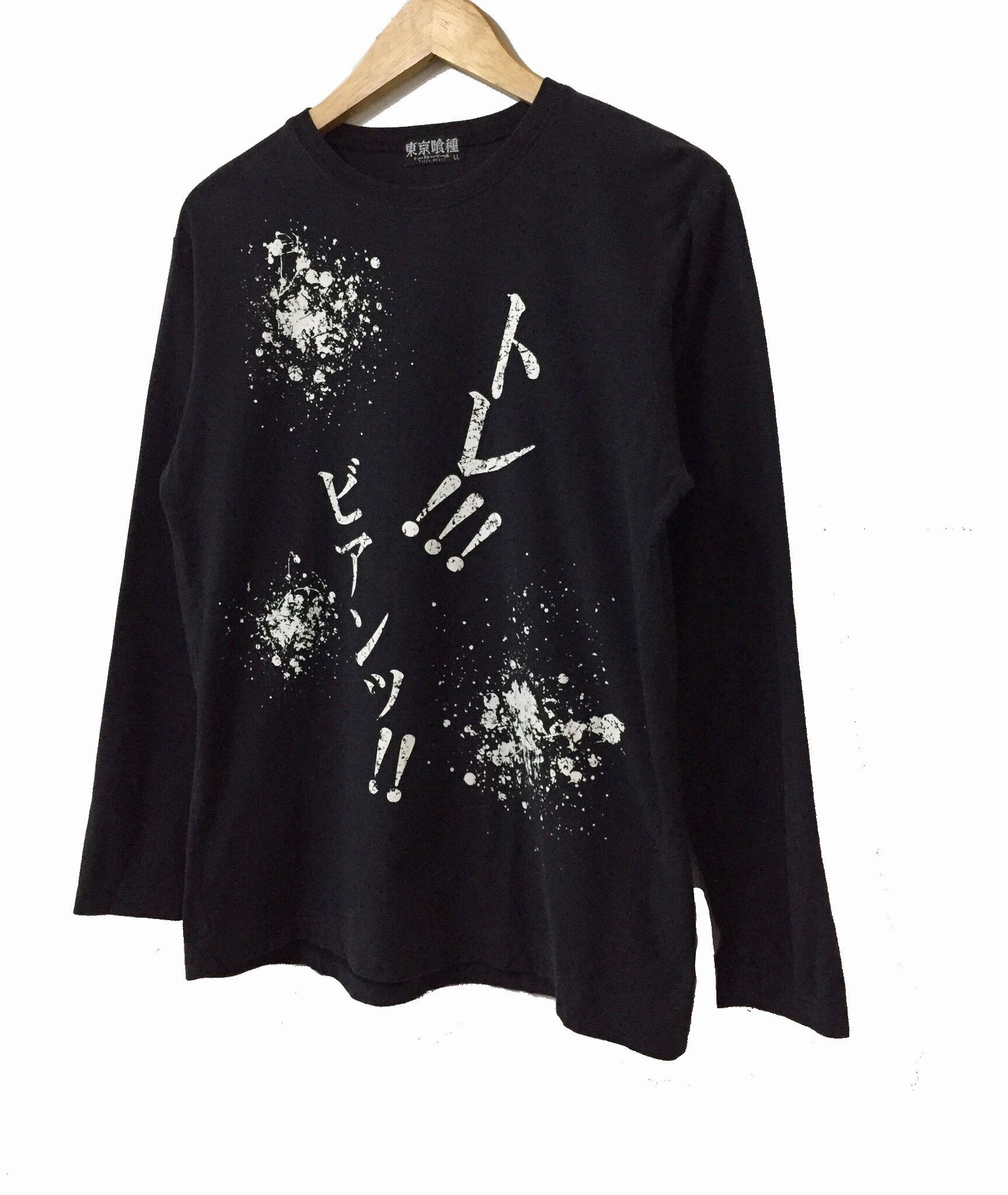 Anime TOKYO GHOUL JAPANESE DARK FANTASY MANGA ANIME CARTOON TSHIRT Size US L / EU 52-54 / 3 - 5 Thumbnail