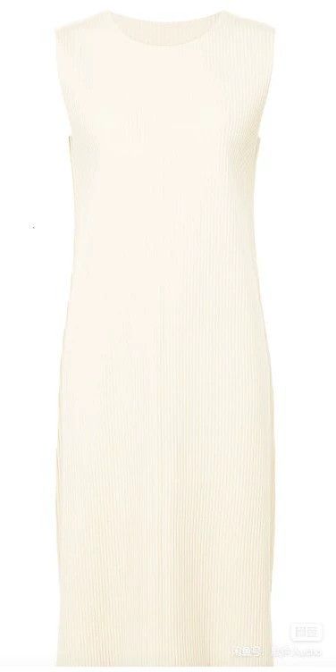 Issey Miyake Issey Miyake size:one size White pleated sleeveless dress Size XS / US 0-2 / IT 36-38 - 2 Thumbnail