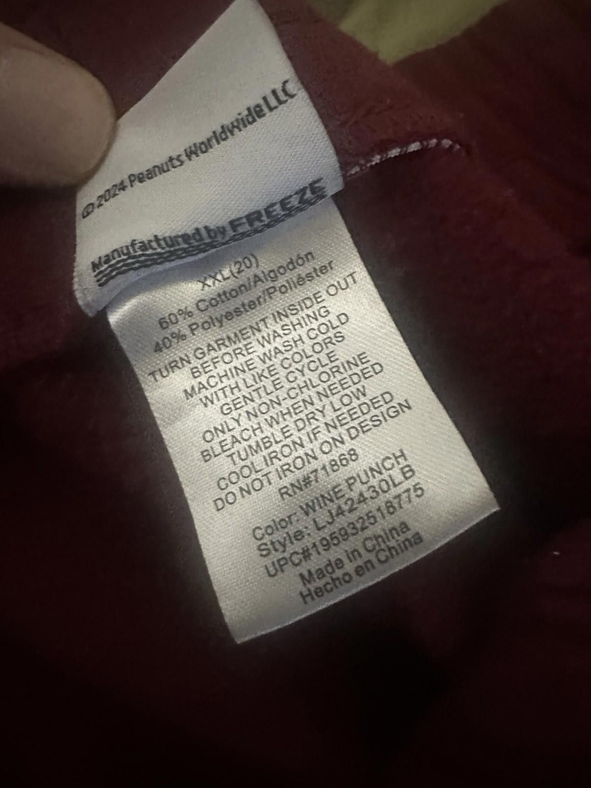Snoop Dogg xxl snoopy joggers Burgandy 2XL Size 42" / US 20 - 5 Thumbnail