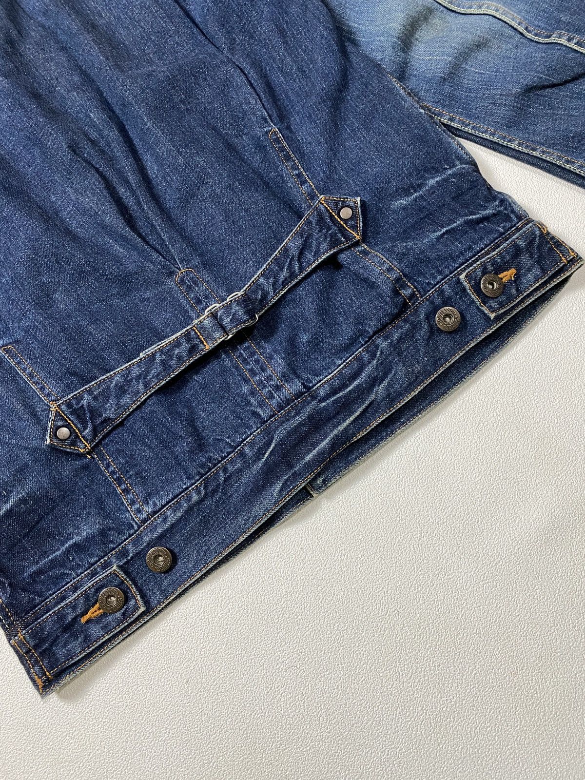 Japanese Brand Field Denim Jacket Selvedge LOST DESSAU Made in Japan Size US M / EU 48-50 / 2 - 14 Thumbnail