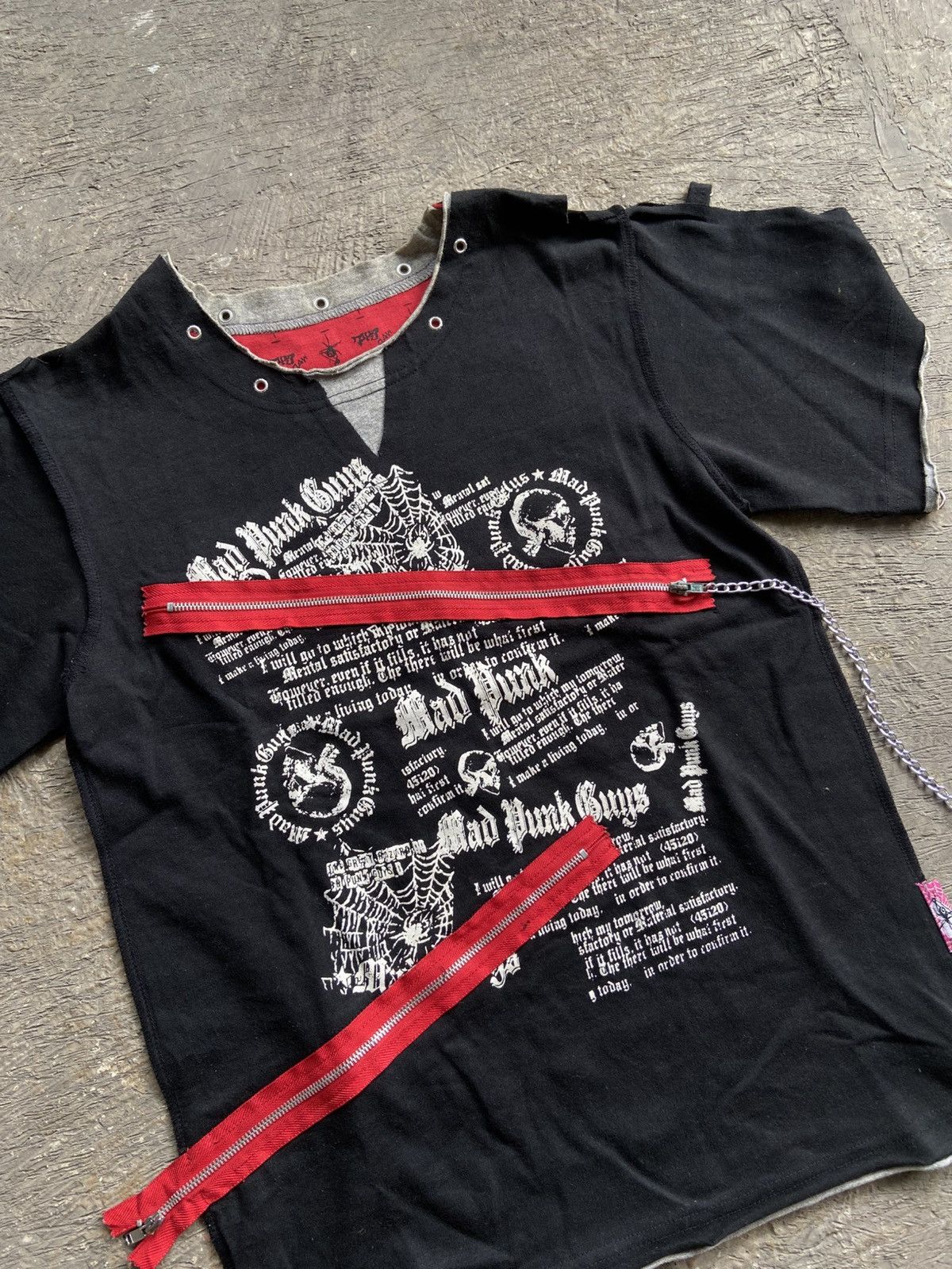 14th Addiction 2000s Mad Girl - Vkei Style Poem Punk T-Shirt Size M / US 6-8 / IT 42-44 - 2 Thumbnail