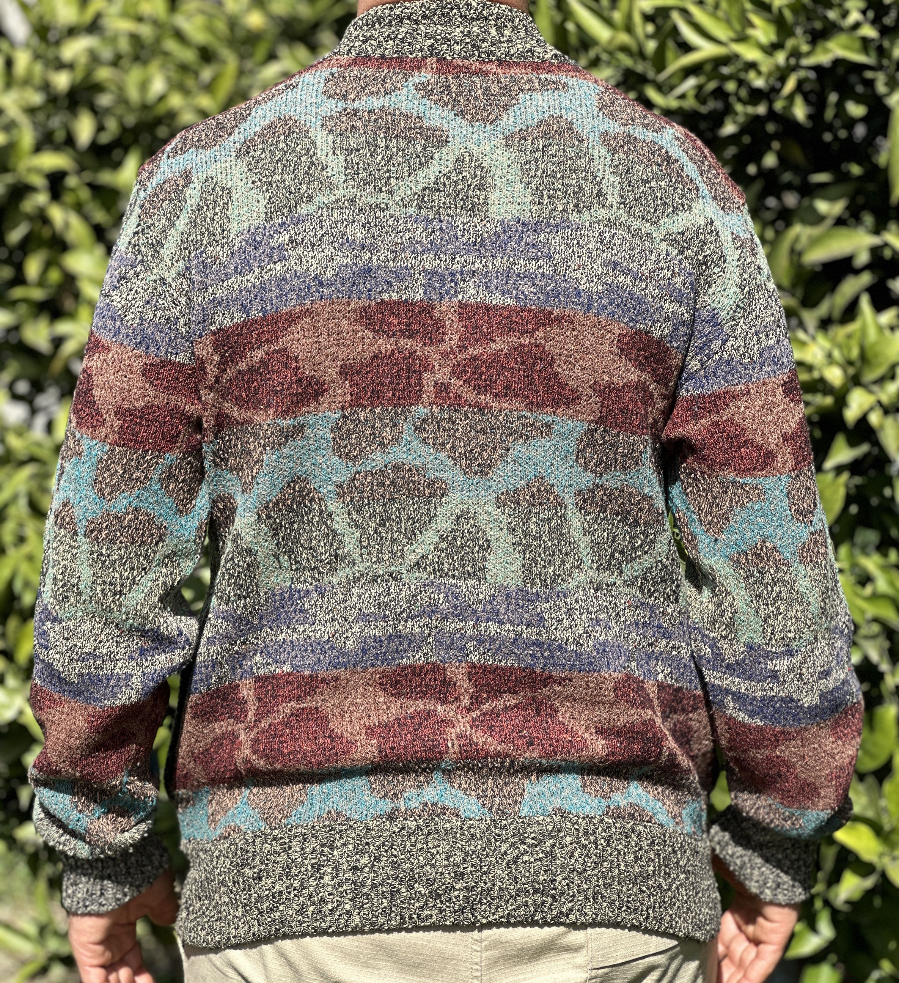 Missoni Missoni Uomo Cardigan 3D Knit DNA Retro Sweater Size L Size US L / EU 52-54 / 3 - 12 Thumbnail