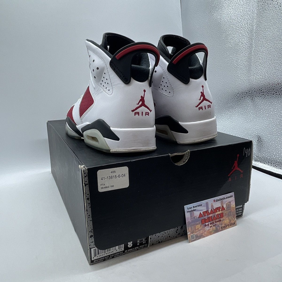 Jordan Brand Air Jordan 6 carmine Size US 8 / EU 41 - 4 Thumbnail