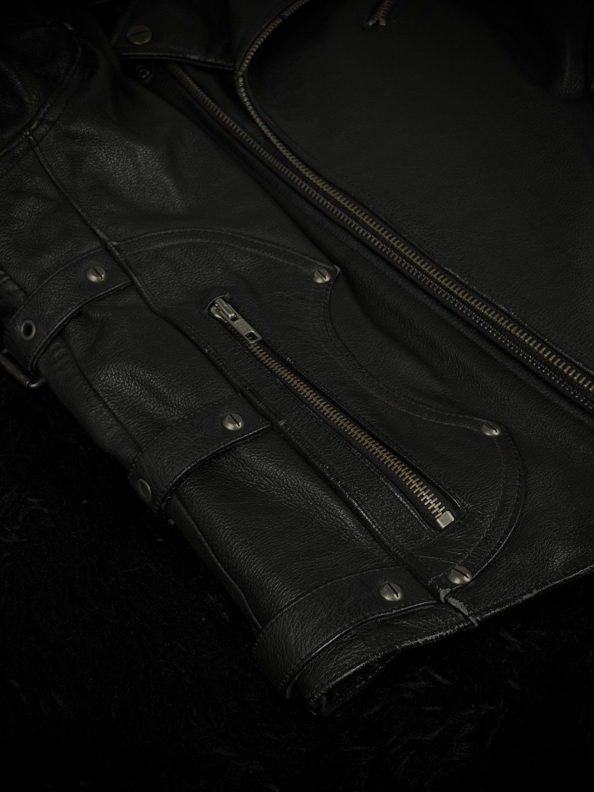 Kadoya Kadoya Hammer Style Archive Avant Garde Armor Leather Jacket Size US M / EU 48-50 / 2 - 5 Thumbnail