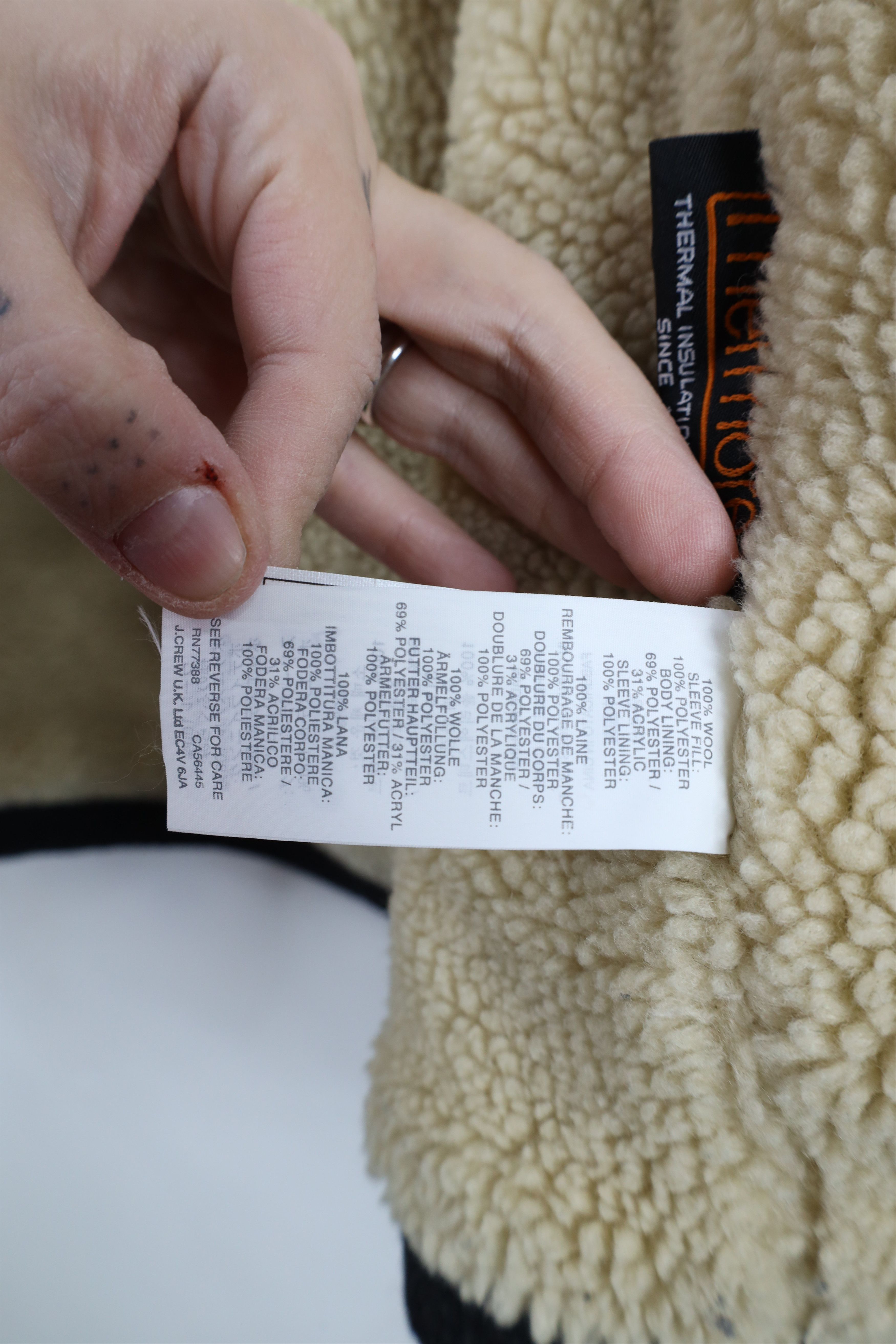J.Crew × Vintage J Crew Pile Fleece Lined Wool Button Jacket Charcoal Gray Size US M / EU 48-50 / 2 - 11 Thumbnail