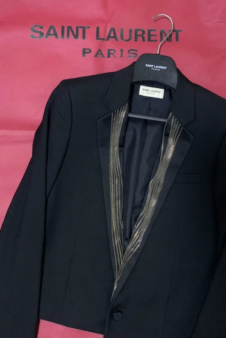 Saint Laurent Paris Saint Laurent Paris 14ss fashion show front chain jacket-25 Size US S / EU 44-46 / 1 - 6 Thumbnail