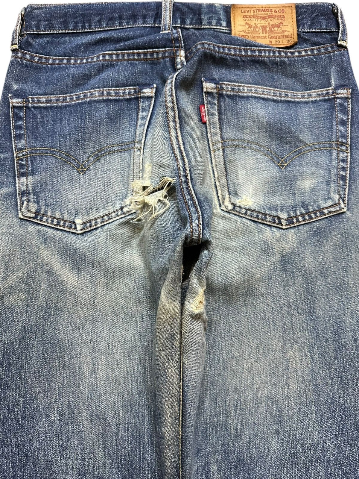 Levi's Vintage Clothing Vintage Levi’s 503-00 Straight Loose Mudwash Denim Size US 29 - 6 Thumbnail