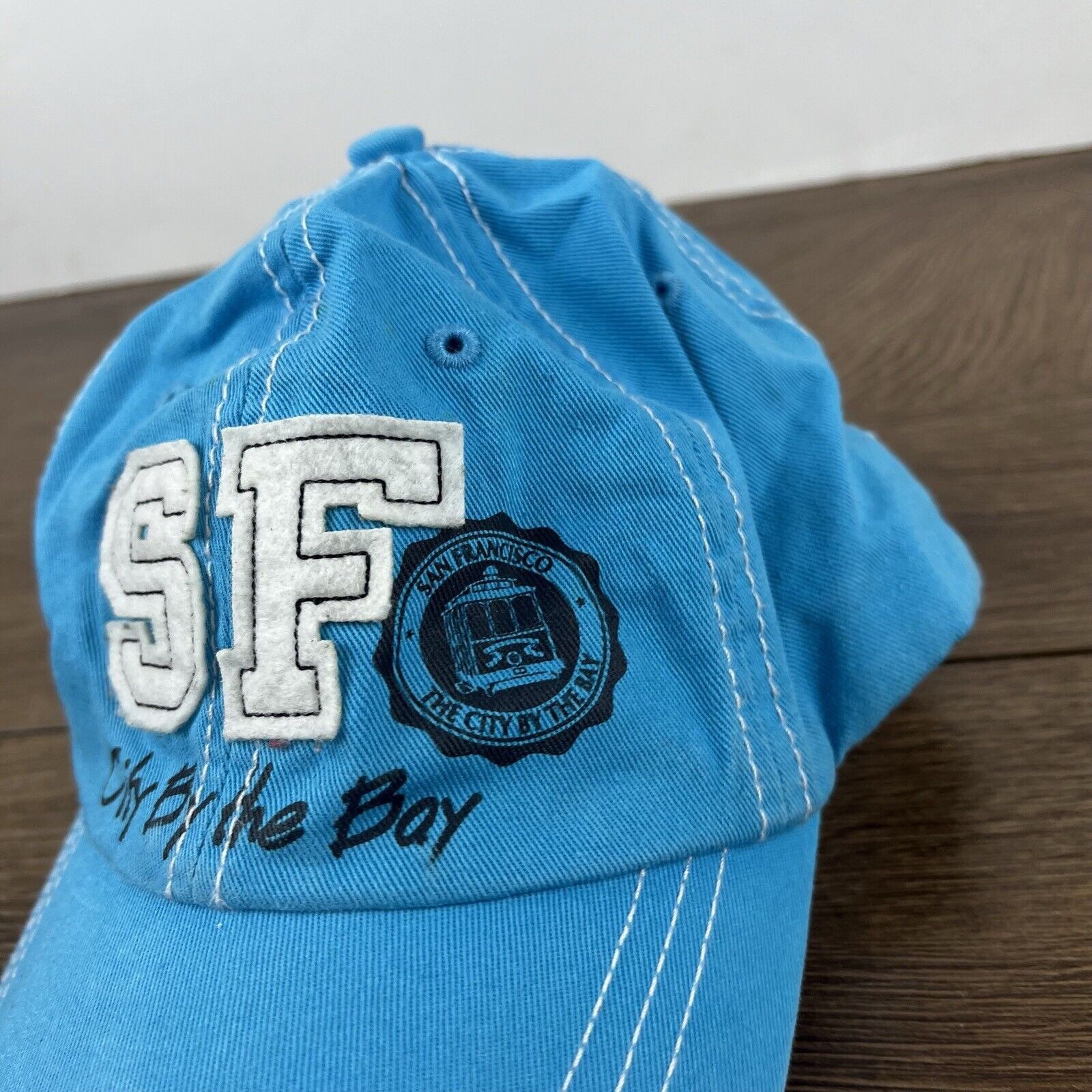 Other San Francisco Hat City by the Bay Hat Blue Cap Adjustable Bl Size ONE SIZE - 8 Thumbnail