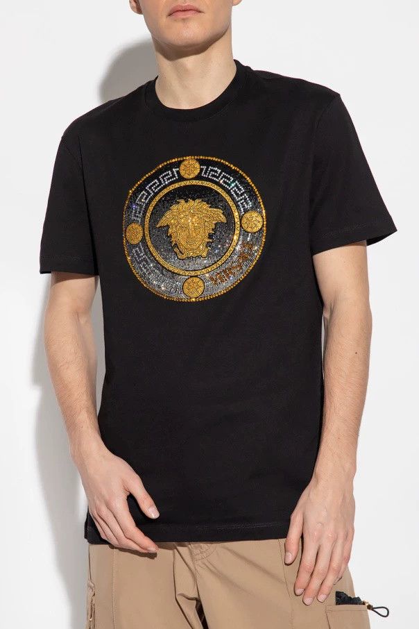 Versace Versace Full diamond Medusa short sleeves Size US S / EU 44-46 / 1 - 3 Thumbnail