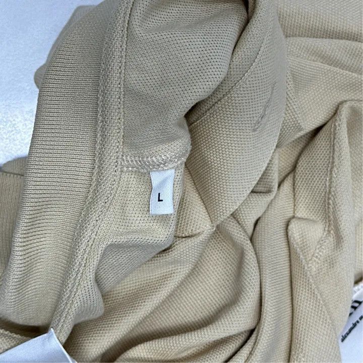 AMI AMI SS23 Beige Heart Logo Polo Shirt -2507 Size US L / EU 52-54 / 3 - 3 Thumbnail